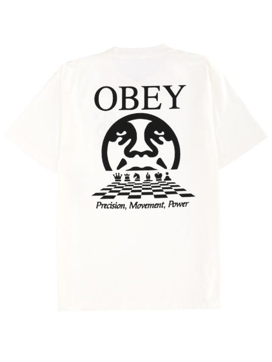 25FW 오베이 반팔 티셔츠 167924226 PIGMENTVINTAGEWHITE - OBEY
