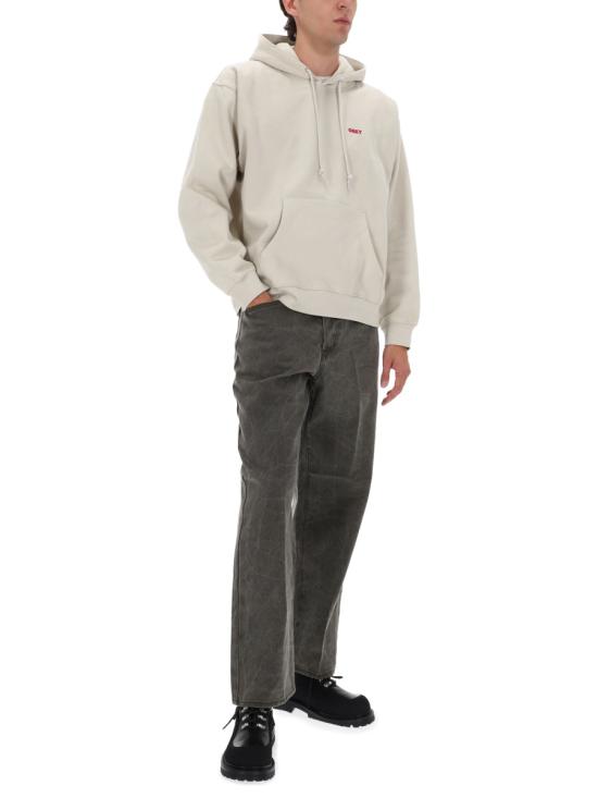 25FW 오베이 데님 팬츠 142010111 BLACKOLIVEWRINKLEWASH GREY - OBEY