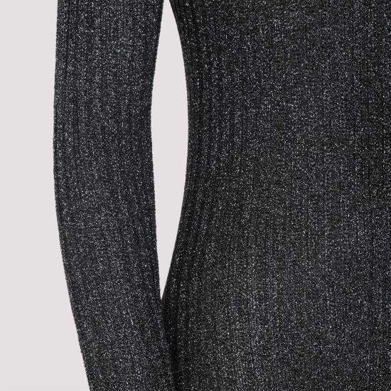 26SS 더프랭키샵 폴로 티셔츠 POFS21509 130 BLACK METALLIC - THE FRANKIE SHOP