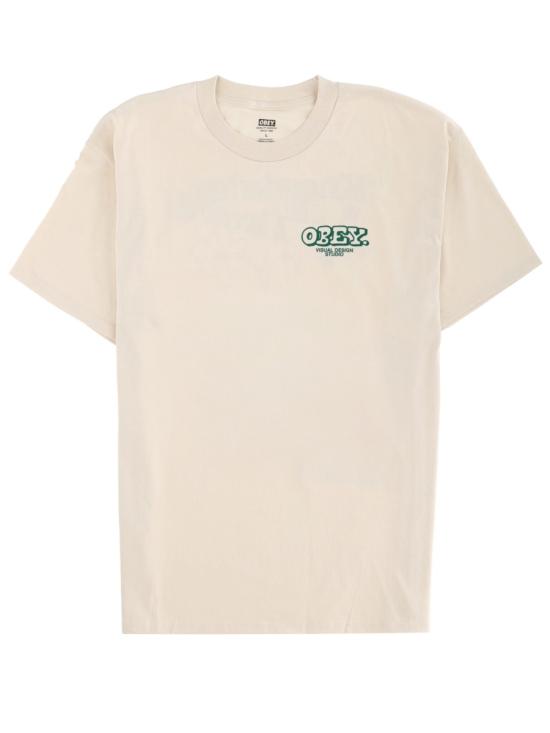 25FW 오베이 반팔 티셔츠 165264201 CREAM YELLOW