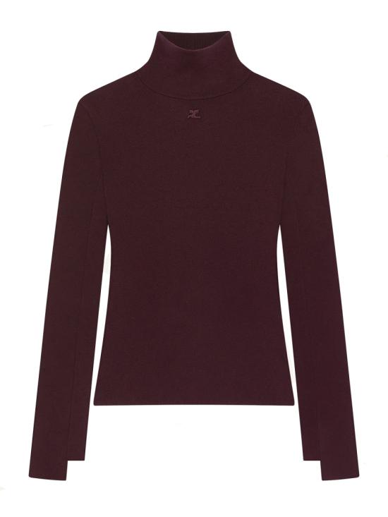 25FW 쿠레쥬 터틀넥 425MPU260F I00014010 BORDEAUX