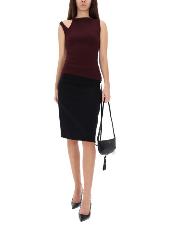 25FW 쿠레쥬 탑 425JDE146J S01944010 BORDEAUX - COURREGES