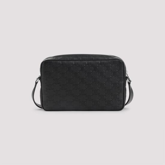 26SS 셀린느 트리옹프 엠보싱 미디엄 메신저 백 117003FS3 38SI BLACK - CELINE