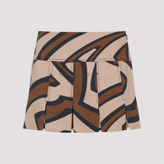 25FW 푸찌 숏 스커트 5URV51 5U786 050 GOLD - PUCCI