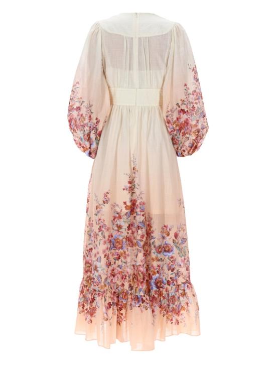 26FW 짐머만 롱 원피스 6875DRS261 IVF MULTICOLOUR - ZIMMERMANN