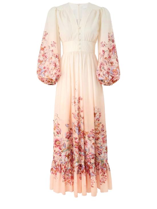 26FW 짐머만 롱 원피스 6875DRS261 IVF MULTICOLOUR