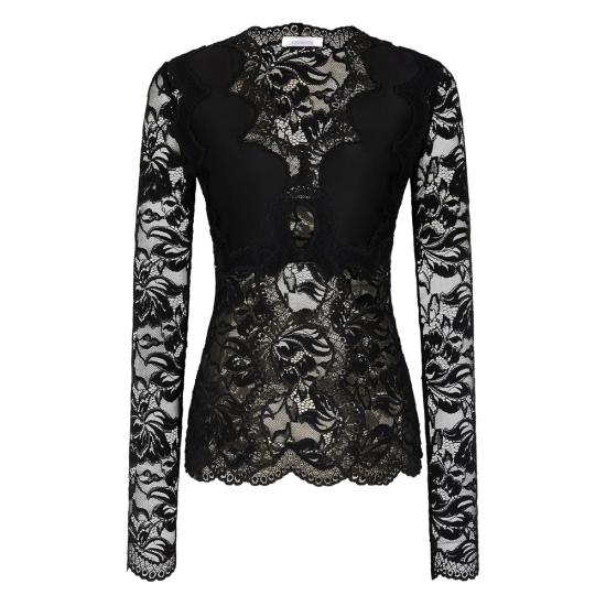 26SS 파코라반 긴팔 티셔츠 26PJTO173 PA0170 P001 BLACK