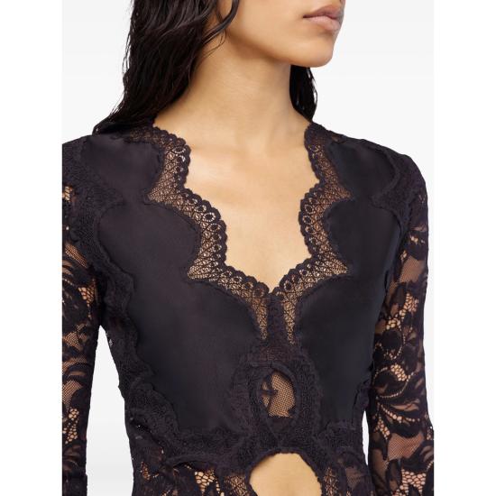 26SS 파코라반 긴팔 티셔츠 26PJTO173 PA0170 P001 BLACK - PACO RABANNE