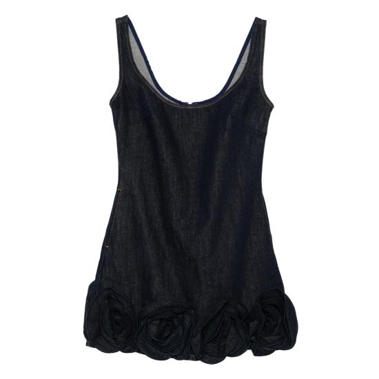 26SS 셀프 포트레이트 숏 원피스 RS26 821S BL BLUE