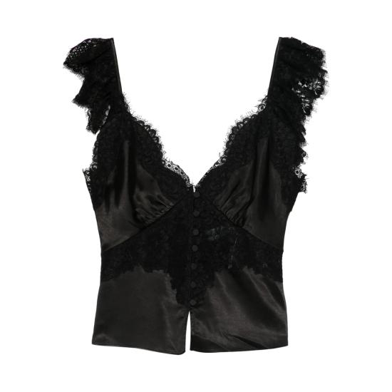 26SS 셀프 포트레이트 탑 RS26 176TA B BLACK