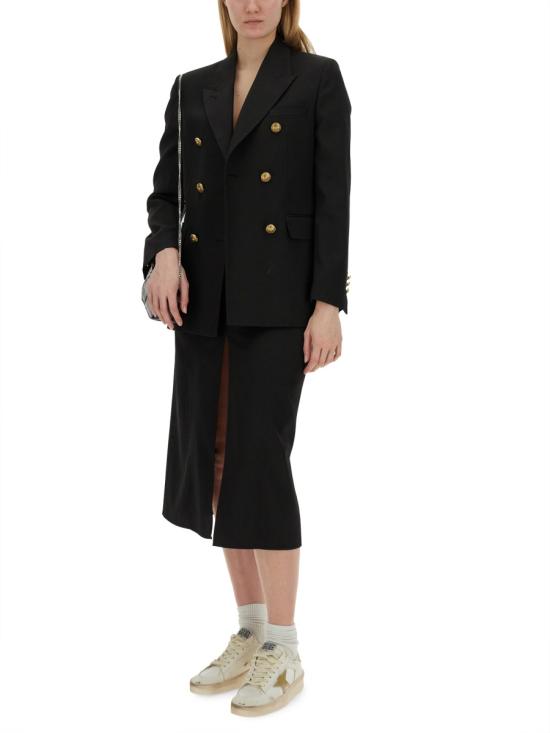 26FW 골든구스 더블 브레스트 블레이저 GWP00829 P00152190100 BLACK - GOLDEN GOOSE