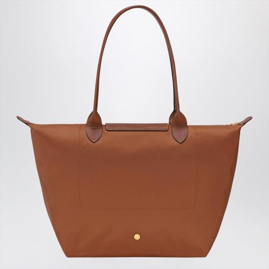 26SS 롱샴 르 플리아쥬 오리지널 토트백 L L1899089 Brown - LONGCHAMP