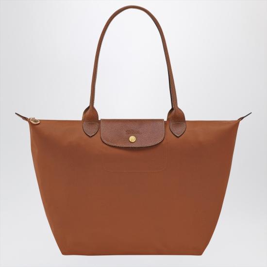 26SS 롱샴 르 플리아쥬 오리지널 토트백 L L1899089 Brown