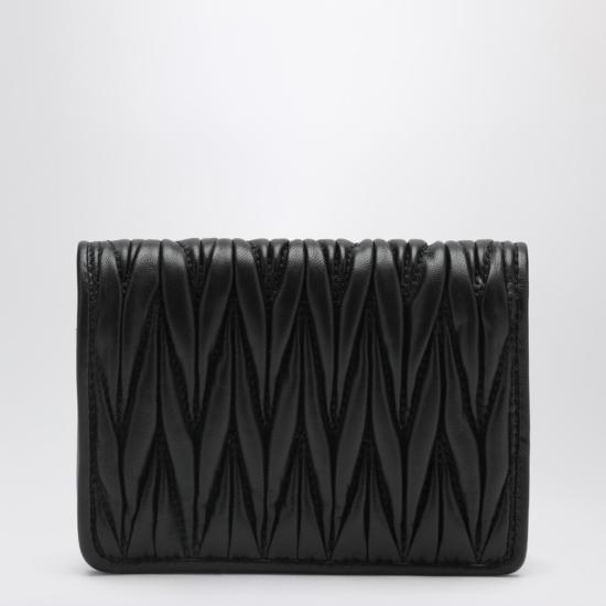 26SS 미우미우 지갑 5MV021AFPP Black - MIU MIU