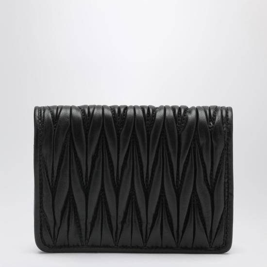 26SS 미우미우 지갑 5MV021AFPP Black - MIU MIU