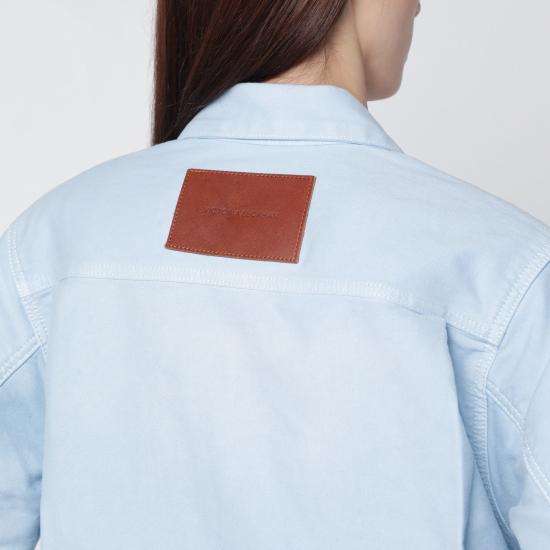 26SS 빅토리아 베컴 데님 자켓 1126DJK007017BDE Light blue - VICTORIA BECKHAM