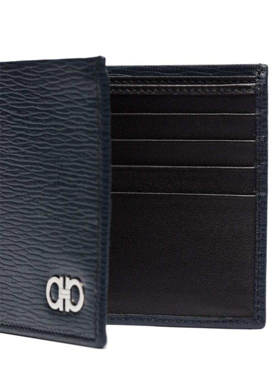 26SS 살바토레 페라가모 간치니 반지갑 66A0630744850 Blu - SALVATORE FERRAGAMO