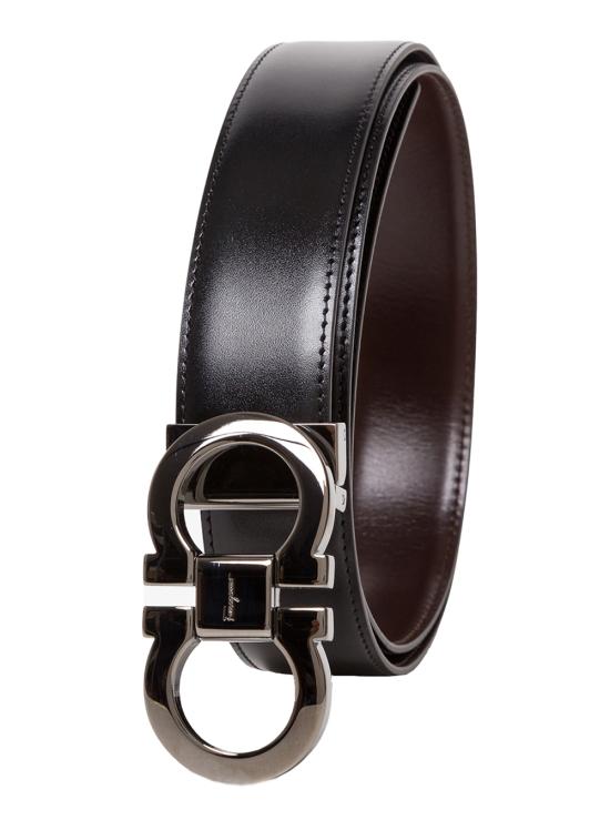 26SS 살바토레 페라가모 가죽 벨트 6795350644557 Black - SALVATORE FERRAGAMO