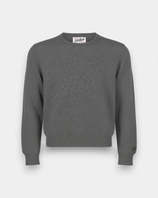 25FW 세인트바쓰 스웨터 REGE013 00030I 15G CHARCOAL Grey