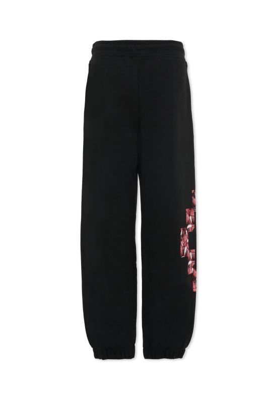 25FW [키즈] 컨트리 오브 밀란 트레이닝/조거 팬츠 F5CMJBFP044 110 BLACK - COUNTY OF MILAN