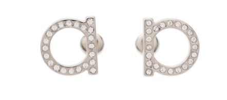 26SS 살바토레 페라가모 이어링 760122 696574CRYSTALPLD Crystal pld