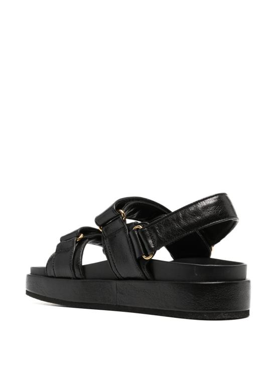 26SS 토리버치 키라 스포츠 샌들 144328 001 Black - TORY BURCH