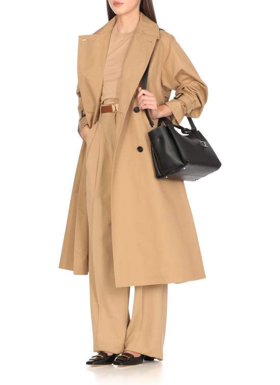 25FW 토즈 미니 토트백 XBWAPAFL100QRI B999 Black - TODS