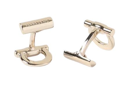 26SS 살바토레 페라가모 커프스 링크/타이 홀더 775189 676144OTTONEDORATO Golden - SALVATORE FERRAGAMO