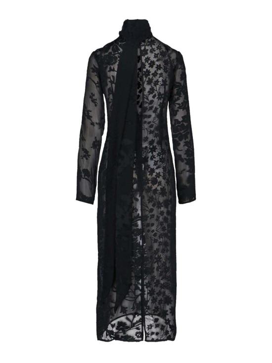  마린세르 롱 원피스 WDR420AUWOV0056BK99 Black - MARINE SERRE