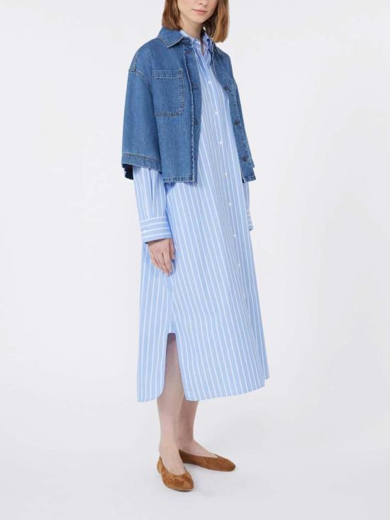 25FW 위켄드막스마라 셔츠 2525226121600006 Blue - WEEKEND MAX MARA