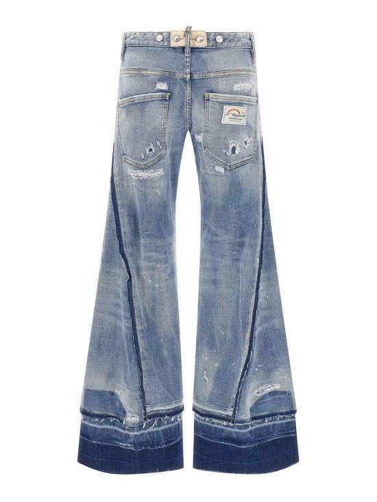  디스퀘어드2 플레어 팬츠 S73LA0305DTN031961 Blue - DSQUARED2