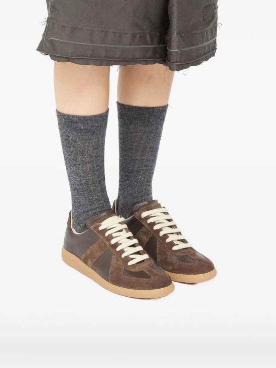25FW 마르지엘라 카프스킨 레플리카 스니커즈 S58WS0109P1895T2153 Brown - MAISON MARGIELA