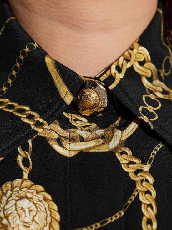 25FW 발망 블라우스 FF1HS435SF00EAD Black - BALMAIN