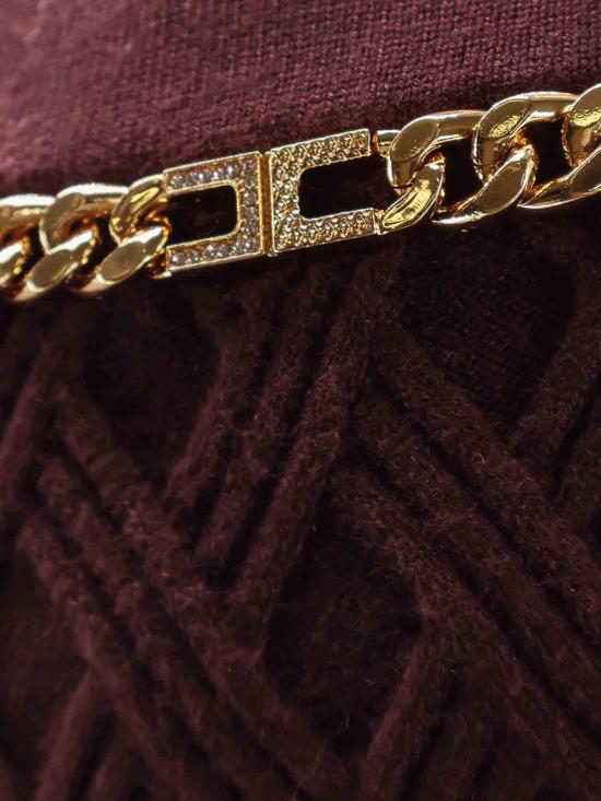 26FW 엘리자베타프랜치 미디 스커트 GK20B56E2EA4 Red - ELISABETTA FRANCHI