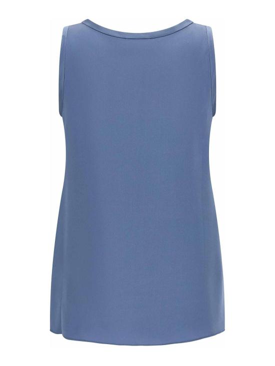  브루넬로 쿠치넬리 민소매 티셔츠 MPC59E0600C2641 Blue - BRUNELLO CUCINELLI