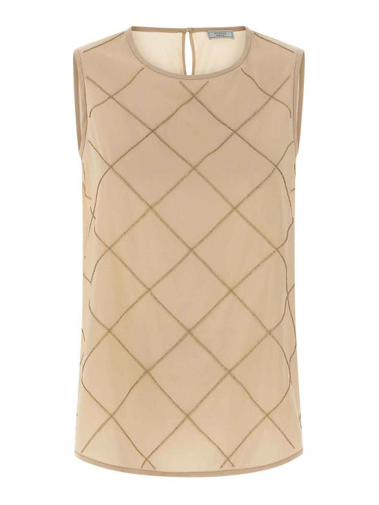  페세리코 민소매 티셔츠 S0889300Q507325243 Beige