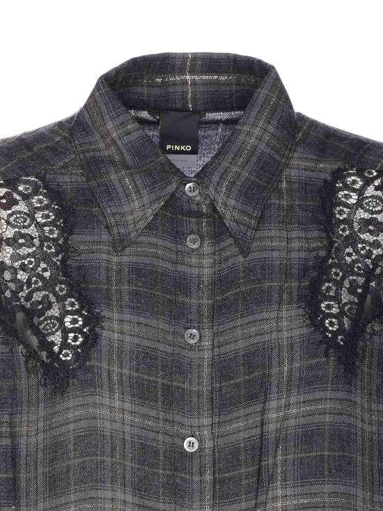  핑코 셔츠 106109A30DIK1 Grey - PINKO