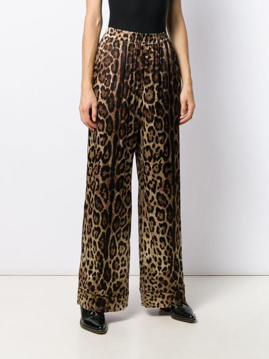  돌체앤가바나 팔라초 팬츠 FTAMPTFSAXYHY13M Animal Print - DOLCE & GABBANA