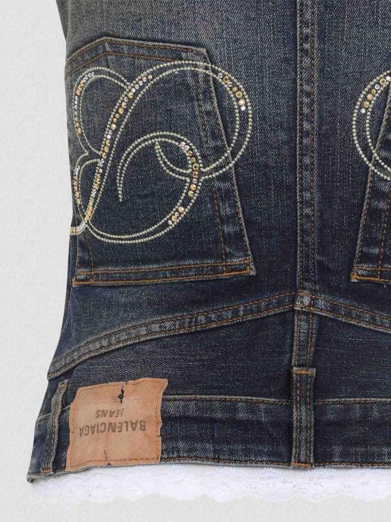 25FW 발렌시아가 민소매 티셔츠 838716TSWC45002 Dark Blue - BALENCIAGA