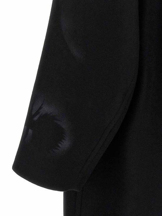  드리스 반 노튼 트렌치 코트 2520202622216900 Black - DRIES VAN NOTEN