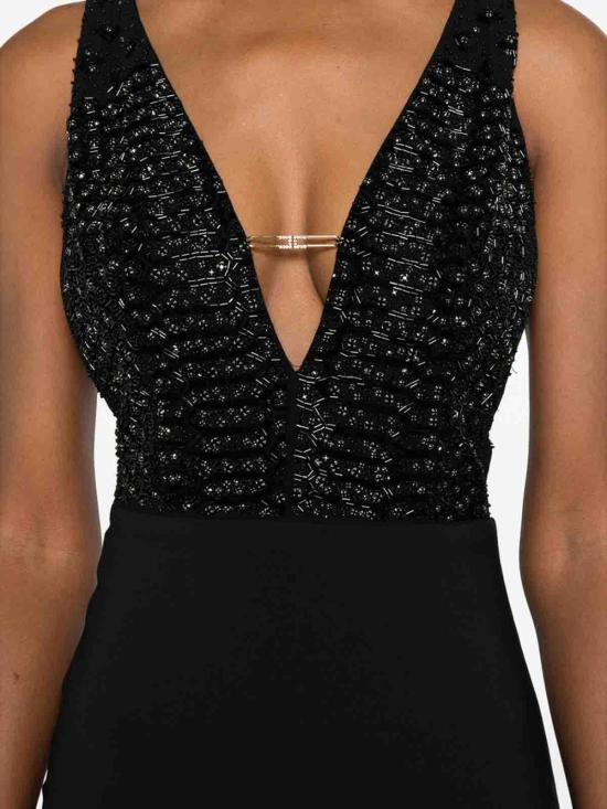 25FW 엘리자베타프랜치 롱 원피스 ABR2457E2110 Black - ELISABETTA FRANCHI