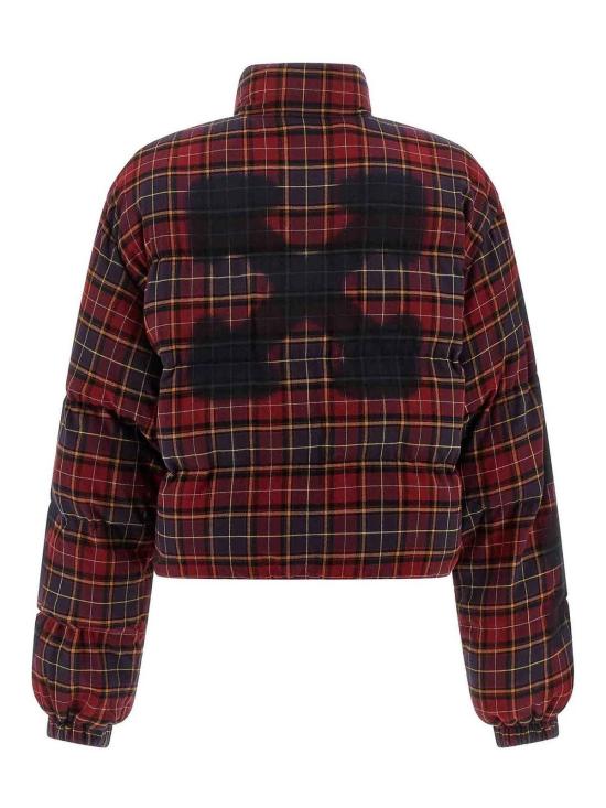  오프화이트 숏패딩 OWEJ007F25FAB00128482848 Dark Red - OFF WHITE