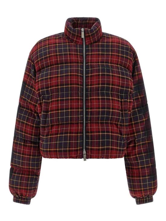  오프화이트 숏패딩 OWEJ007F25FAB00128482848 Dark Red