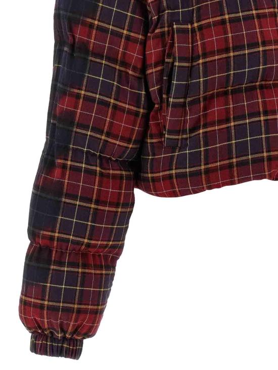  오프화이트 숏패딩 OWEJ007F25FAB00128482848 Dark Red - OFF WHITE