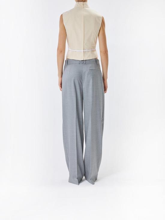  모스키노 민소매 티셔츠 80654361555 Beige - MOSCHINO