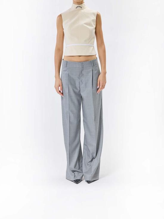  모스키노 민소매 티셔츠 80654361555 Beige - MOSCHINO