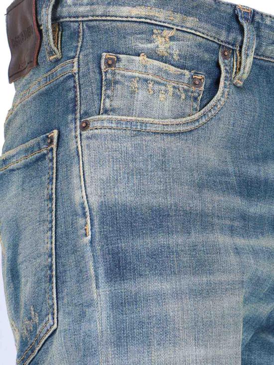 25FW 디스퀘어드2 스트레이트 팬츠 S71LB1699S30872470 Blue - DSQUARED2