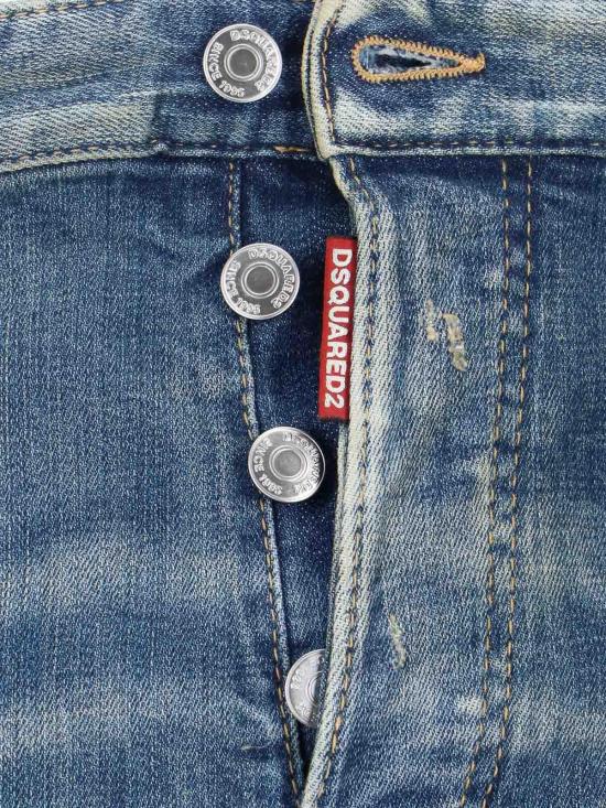 25FW 디스퀘어드2 스트레이트 팬츠 S71LB1699S30872470 Blue - DSQUARED2