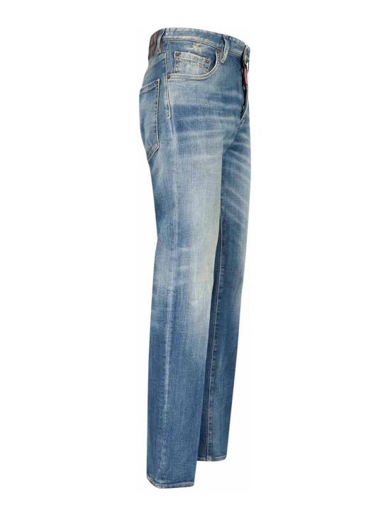 25FW 디스퀘어드2 스트레이트 팬츠 S71LB1699S30872470 Blue - DSQUARED2