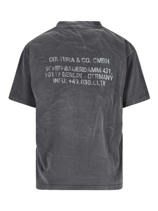 25FW 쿨투라 반팔 티셔츠 B0130 Grey - CULTURA